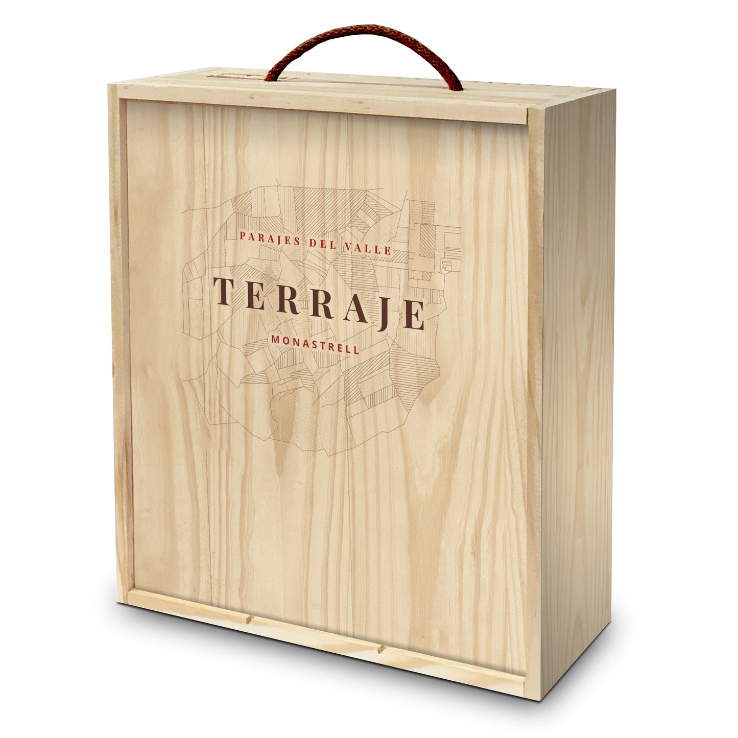 Estuche madera 3 botellas Terraje .